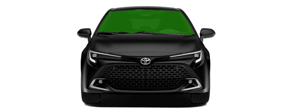 Tint example Full windshield coverage