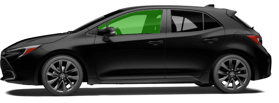 Tint example Front side windows only